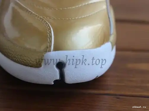 Authentic Air Gold 12 Jordan Pinnacle 0513